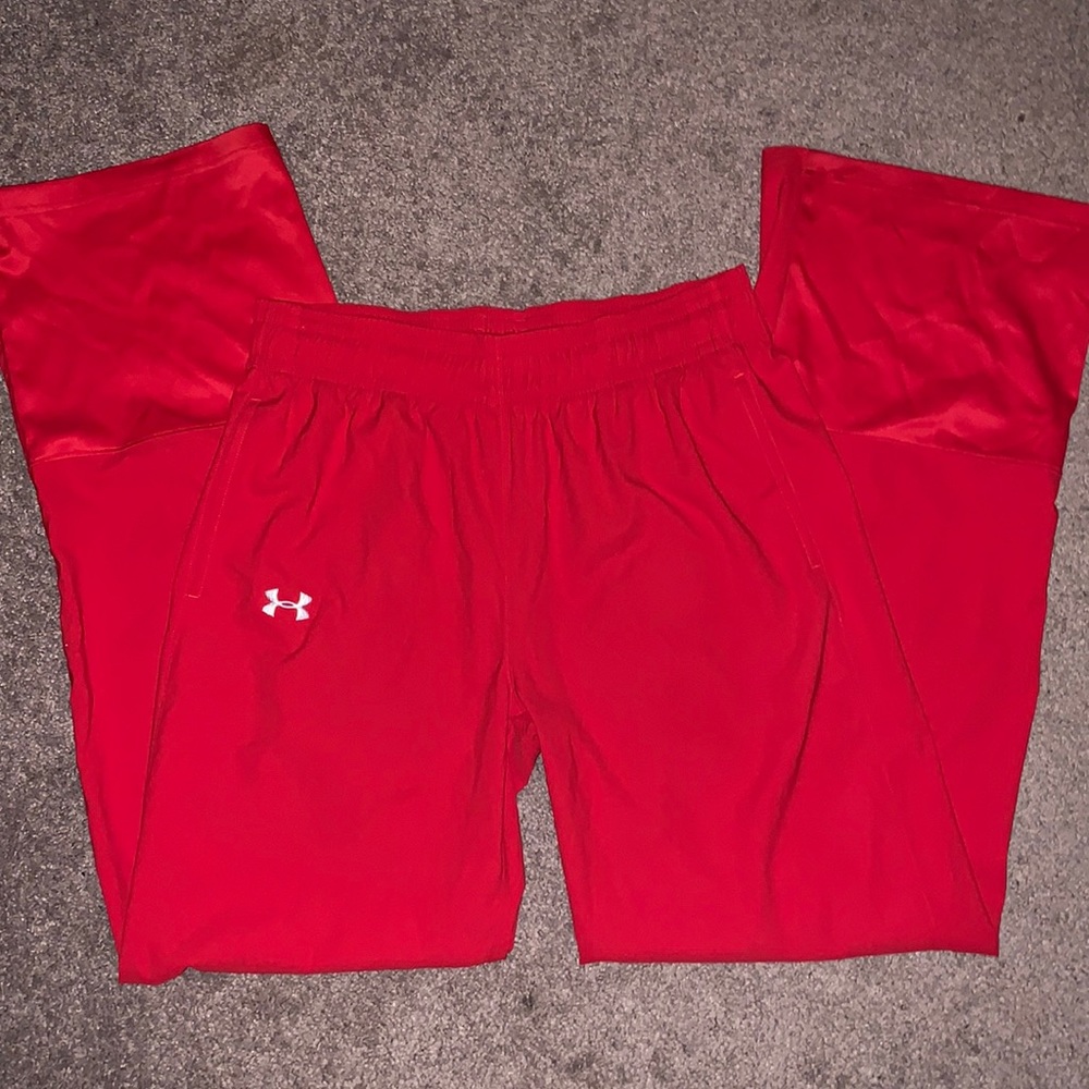 Under Armour Red Track Pants